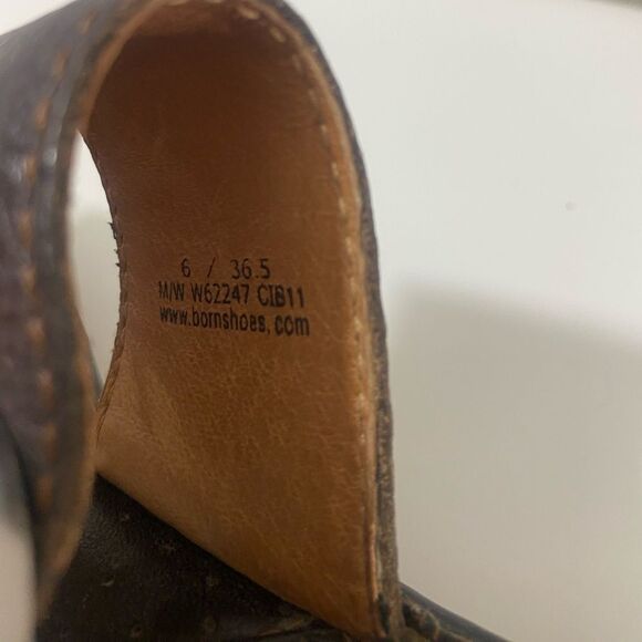 Stylish Brown Wedge Sandals - Picture 6 of 6